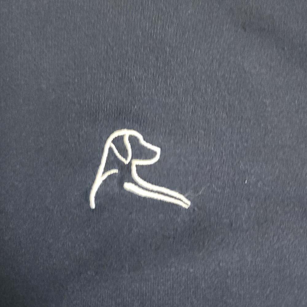 Rhoback Quarter Zip Pullover Mens Small Navy Eaton Power System Logo Performance - Picture 2 of 8